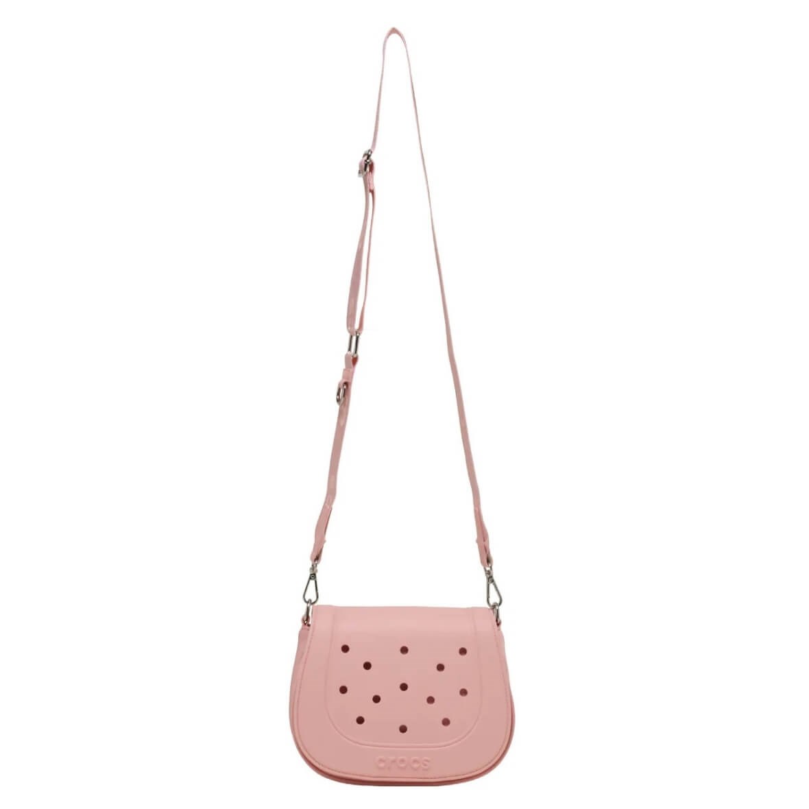  Crocs Nylon Crossbody Kadın Çanta - Pembe