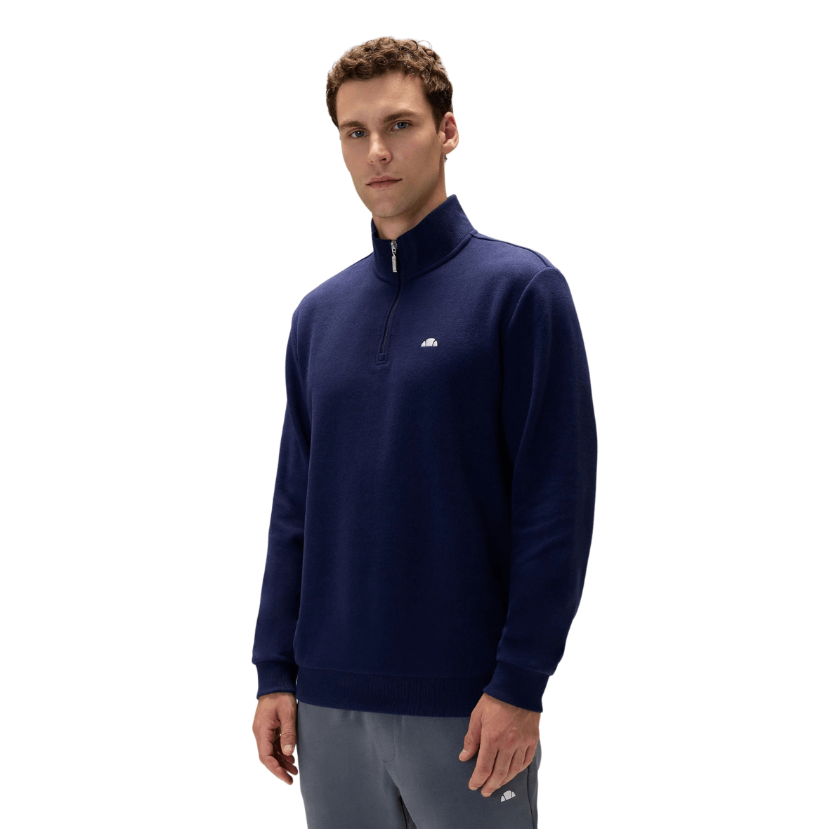  Ellesse 5WM1603-NV Yarım Fermuarlı Erkek Sweatshirt - Lacivert