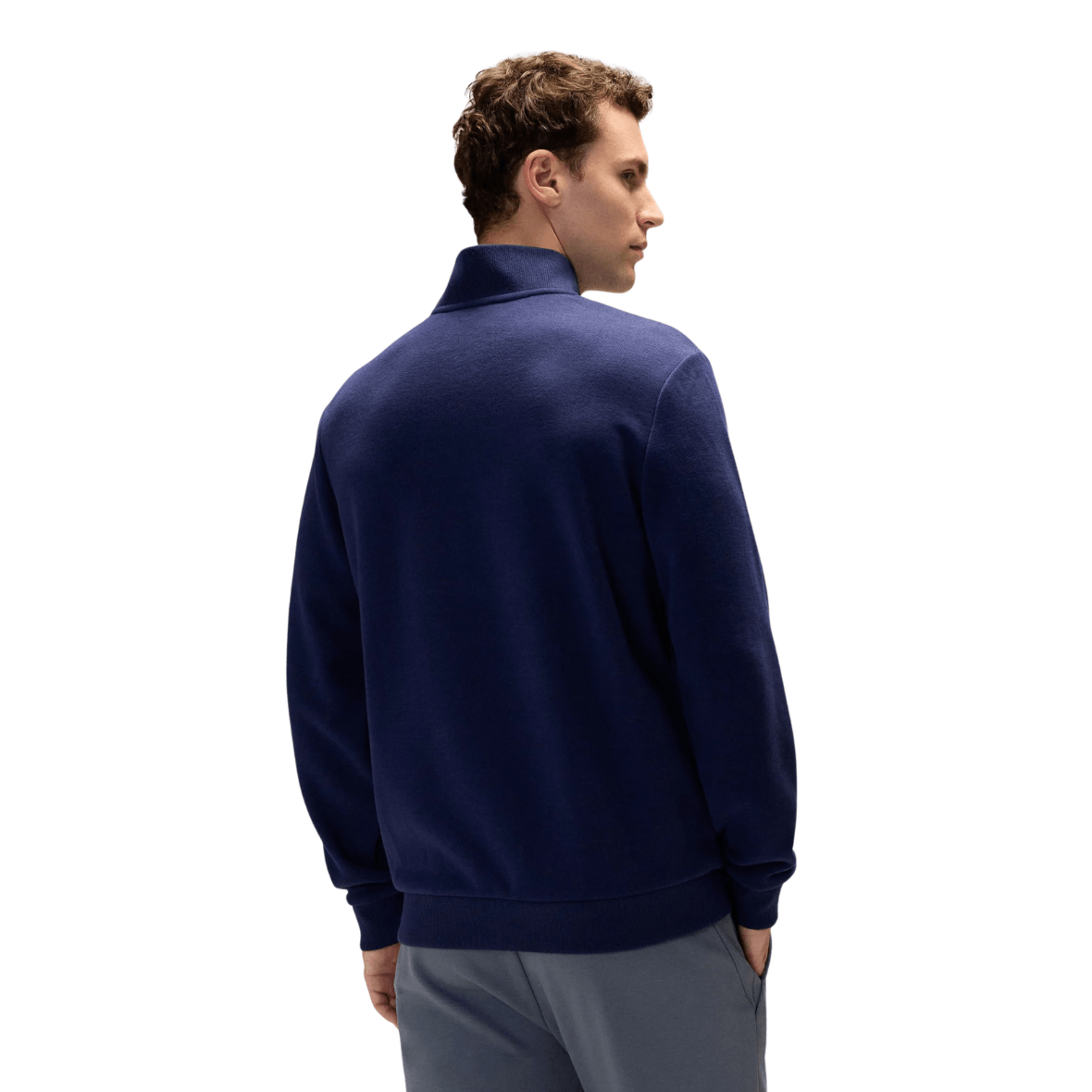  Ellesse 5WM1603-NV Yarım Fermuarlı Erkek Sweatshirt - Lacivert