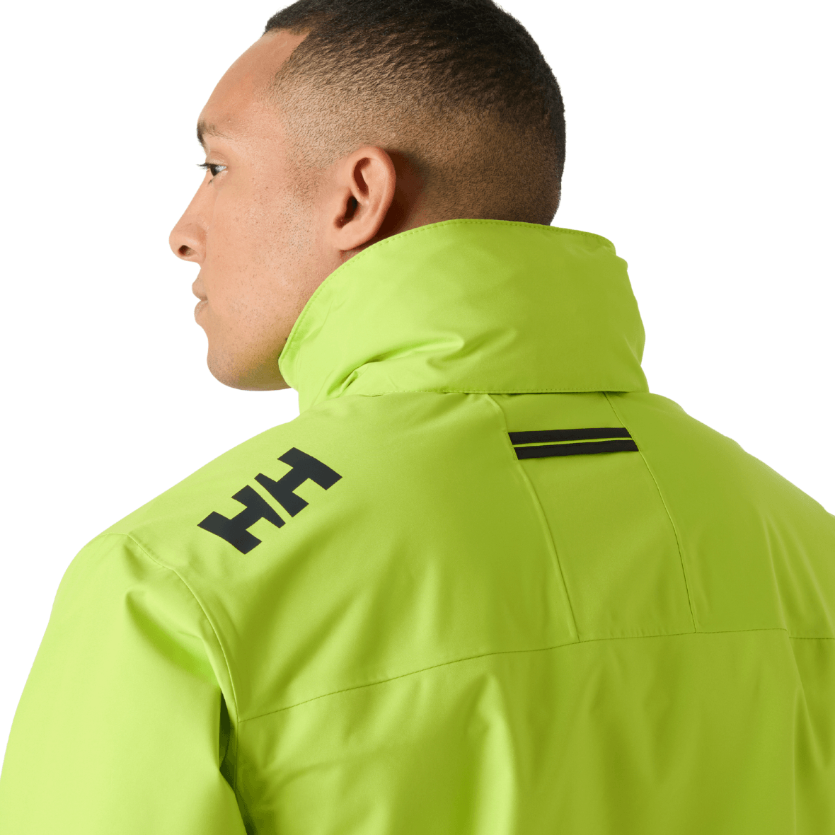  Helly Hansen Crew Hooded Midlayer Jacket 2 Erkek Mont - Neon Yeşil