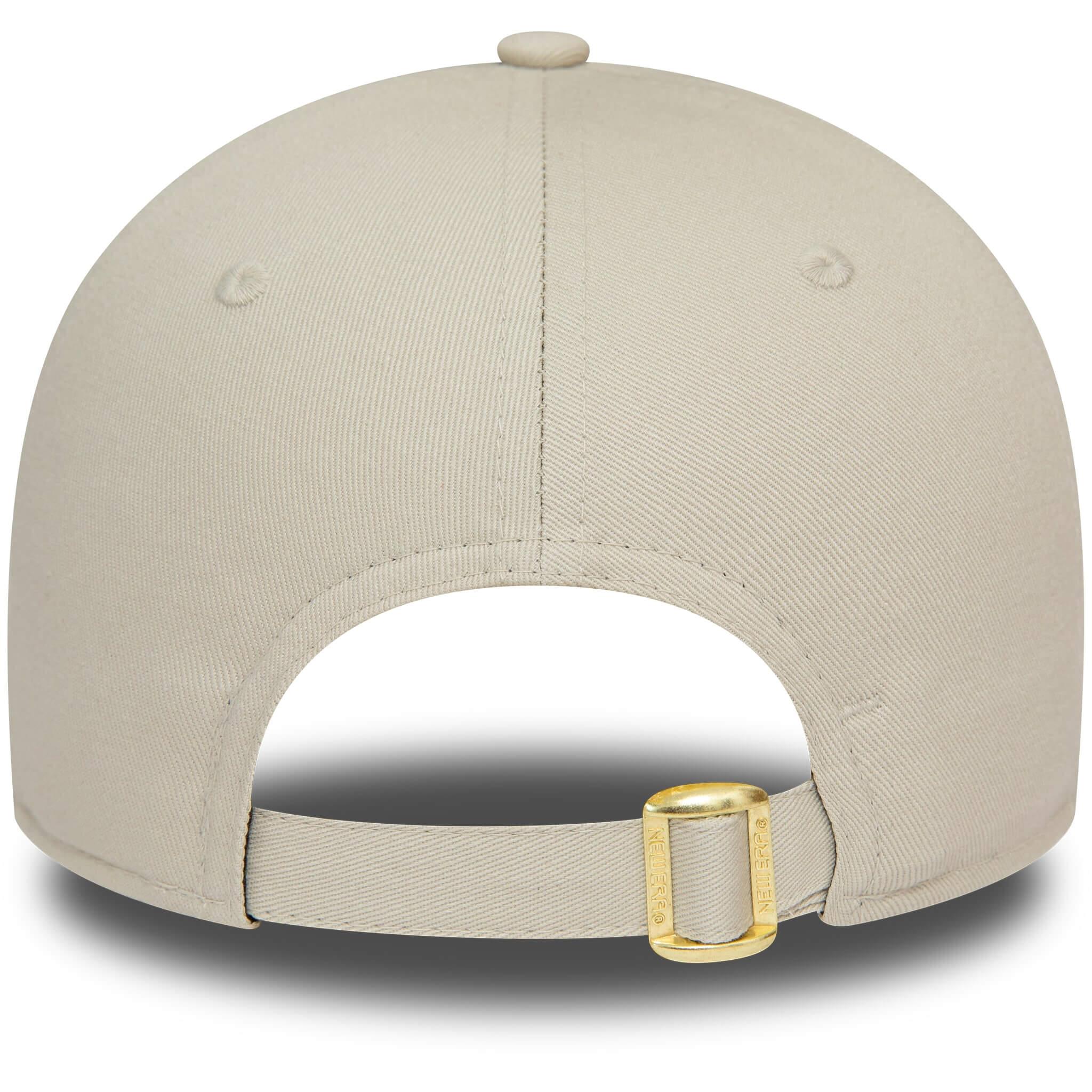  New Era Şapka - Wmns Metallic Logo 9FORTY New York Yankees - Bej