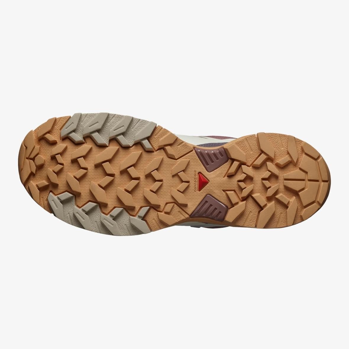  Salomon X Ultra 360 Edge Kadın Outdoor Ayakkabı - Krem / Mürdüm