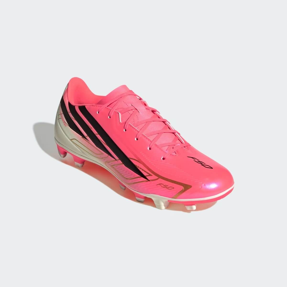 Adidas F50 Hyperfast  Club FG/MG Çim Saha / Çoklu Zemin Kramponu - Pembe