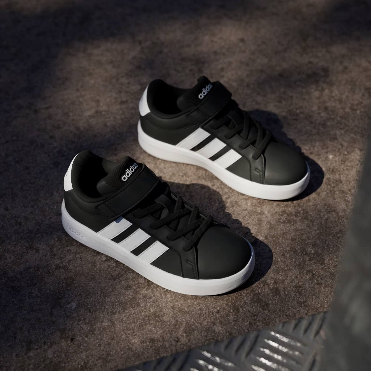 Adidas Grand Court 3.0 EL C Çocuk Ayakkabısı - Siyah