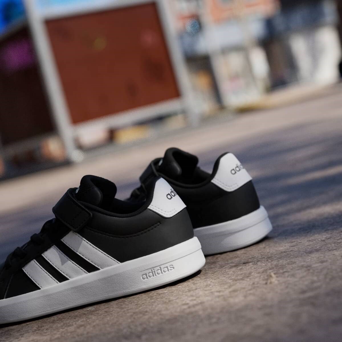 Adidas Grand Court 3.0 EL C Çocuk Ayakkabısı - Siyah
