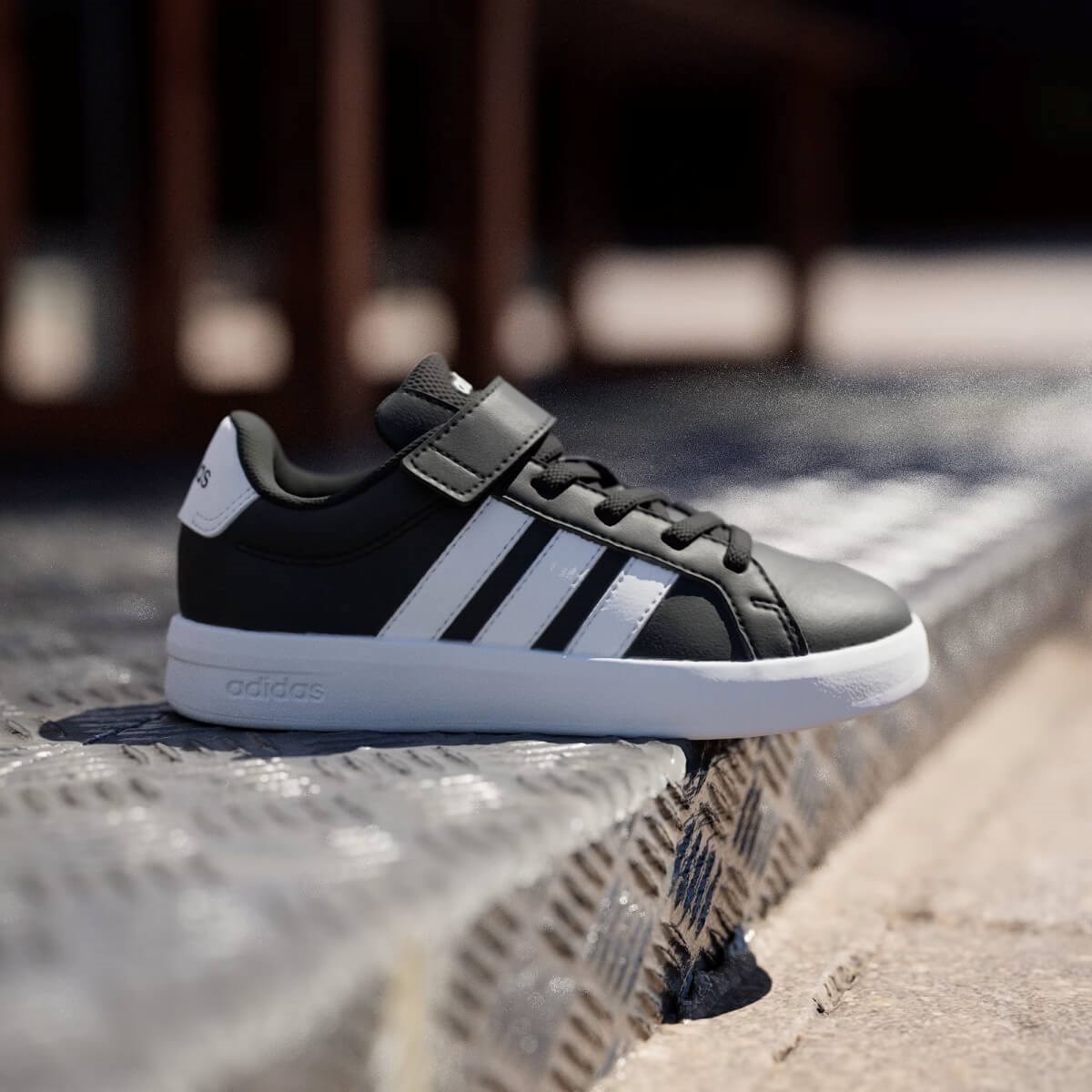 Adidas Grand Court 3.0 EL C Çocuk Ayakkabısı - Siyah