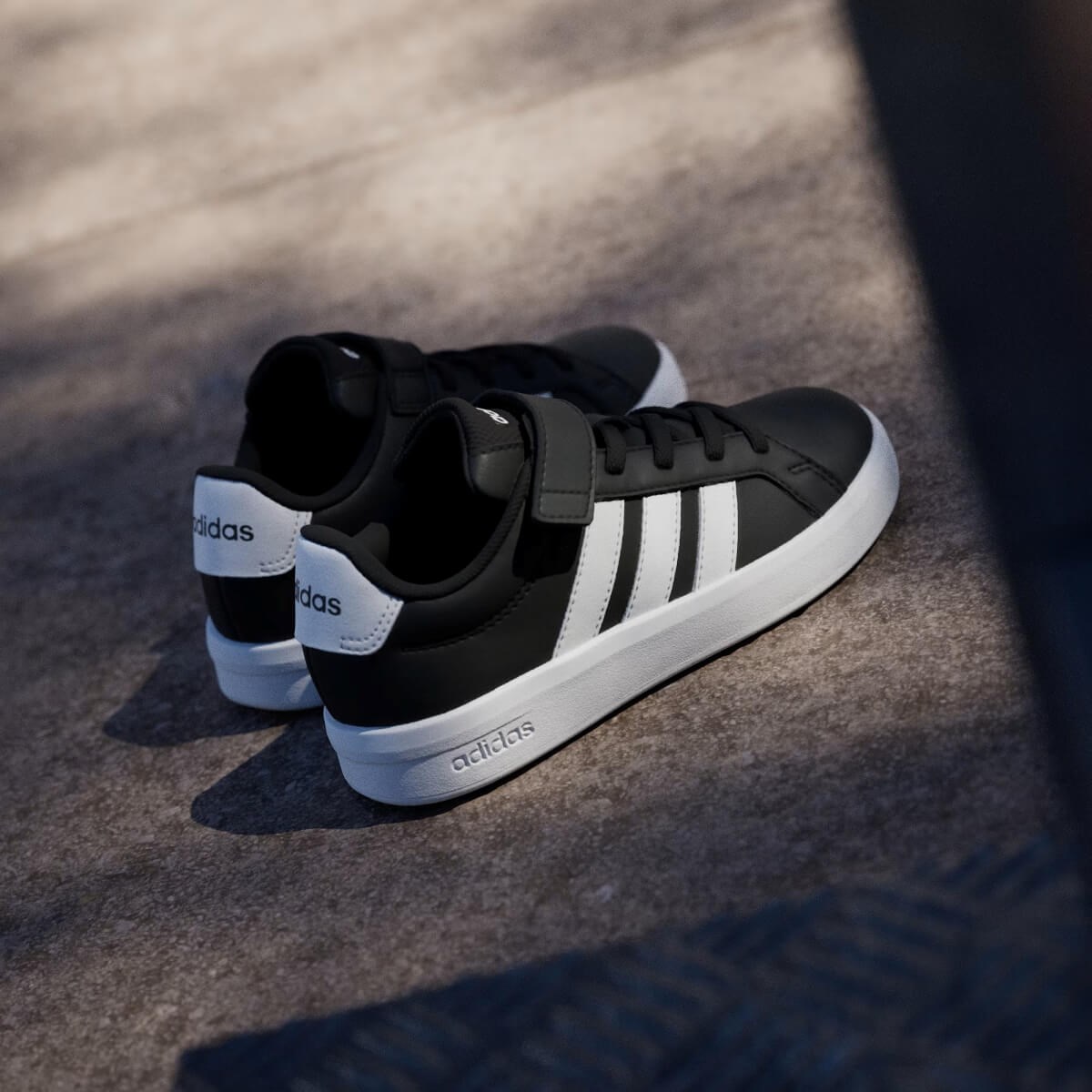 Adidas Grand Court 3.0 EL C Çocuk Ayakkabısı - Siyah