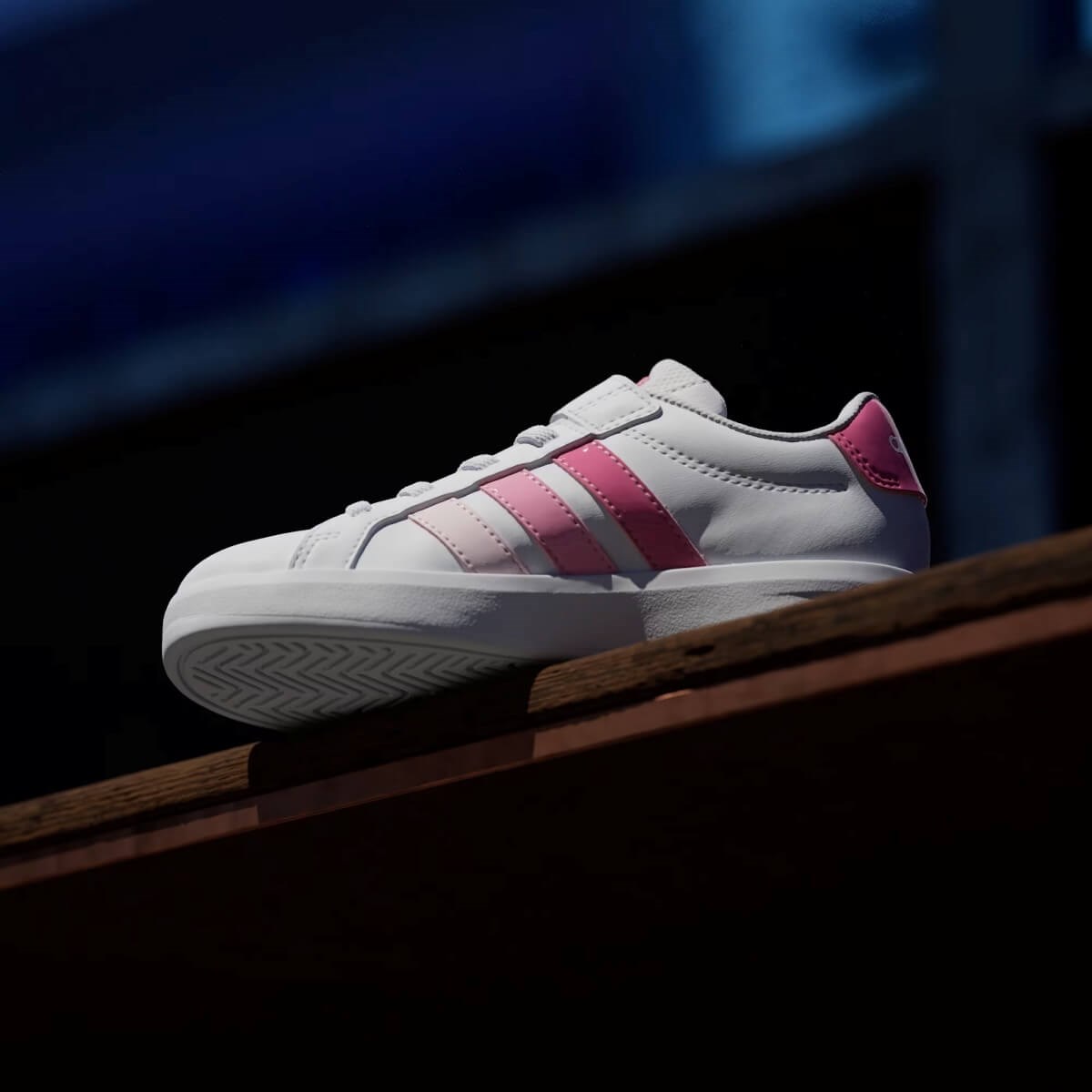 Adidas Grand Court 3.0 EL C Çocuk Ayakkabısı - Beyaz / Pembe