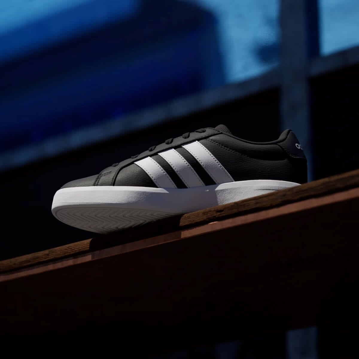 Adidas Grand Court Base 3.0 Kadın Sneaker - Siyah