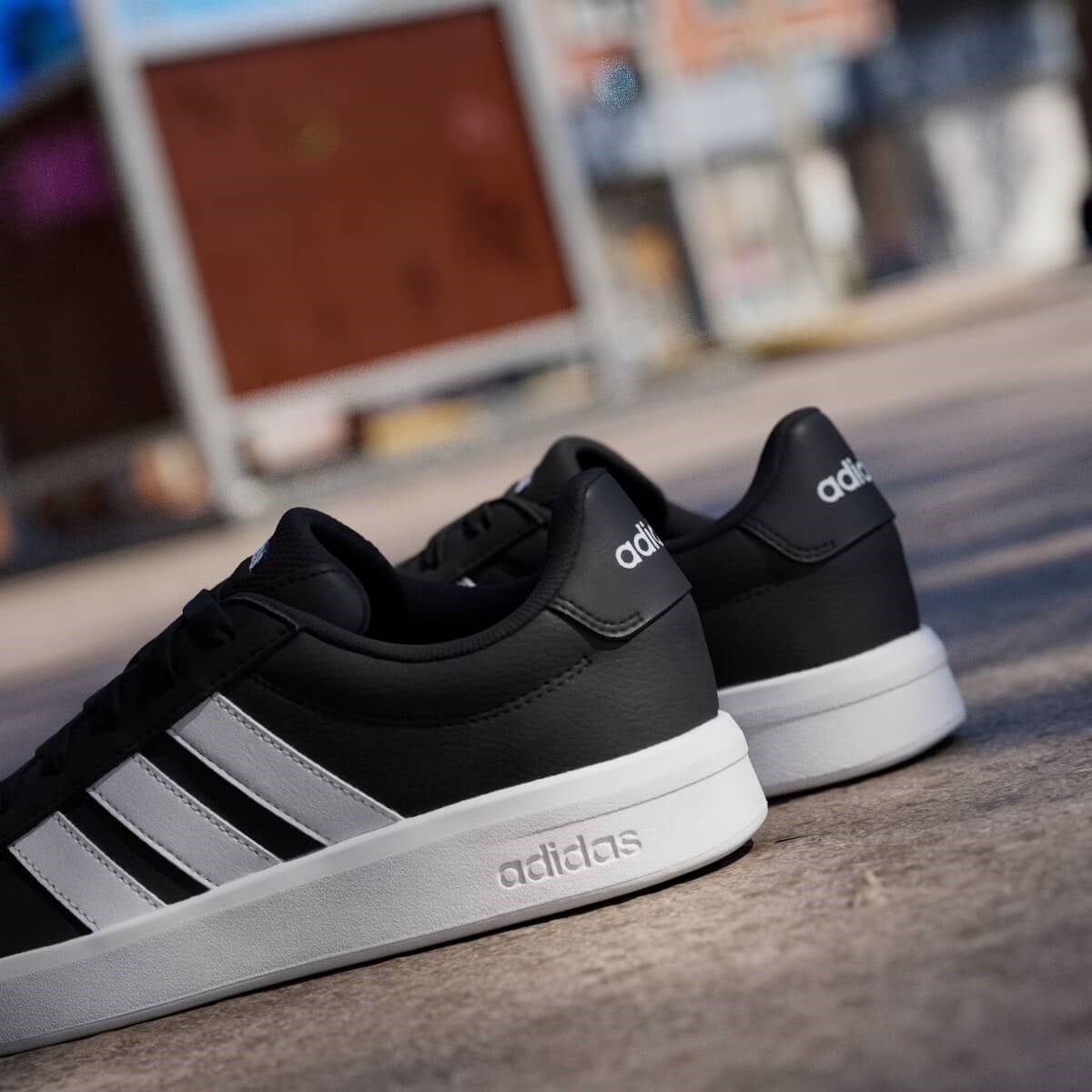 Adidas Grand Court Base 3.0 Kadın Sneaker - Siyah