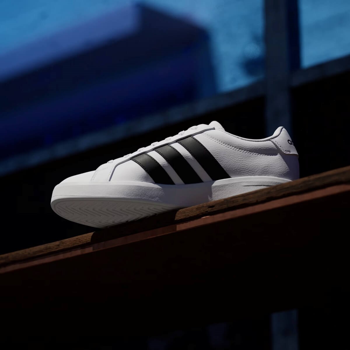 Adidas Grand Court Base 3.0 Erkek Ayakkabısı - Beyaz
