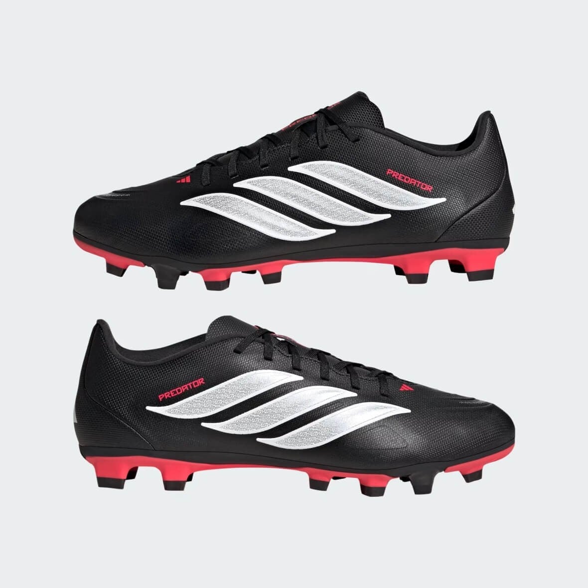Adidas Predator Club FG/MG Unisex Çim Saha / Çoklu Zemin Kramponu - Siyah