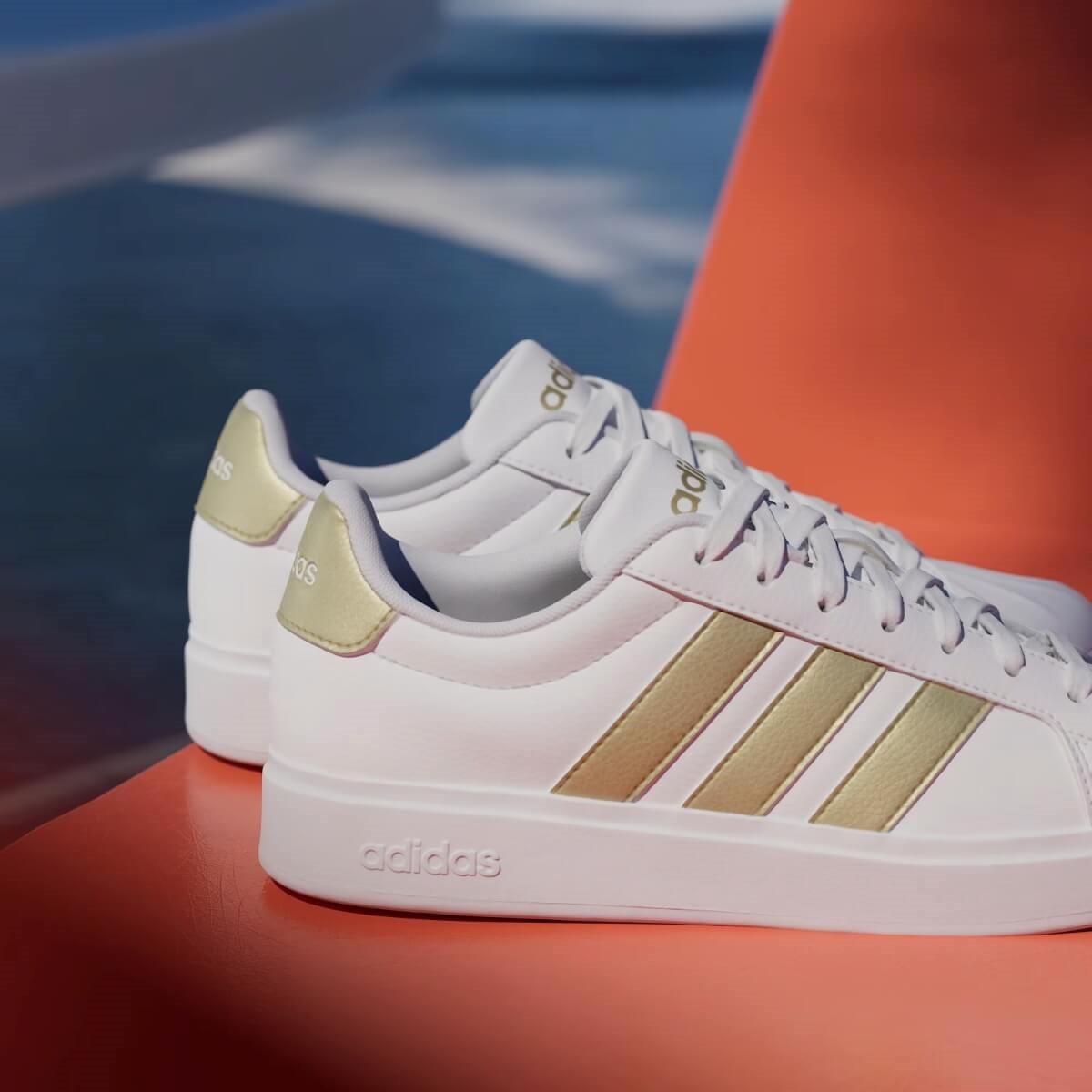 Adidas Streettalk Kadın Sneaker - Beyaz / Gold