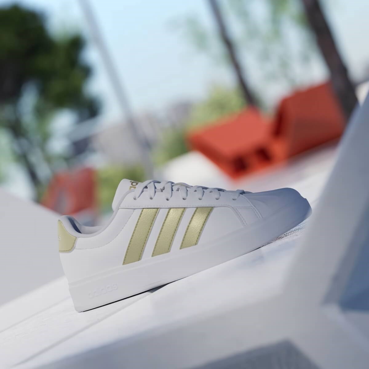 Adidas Streettalk Kadın Sneaker - Beyaz / Gold