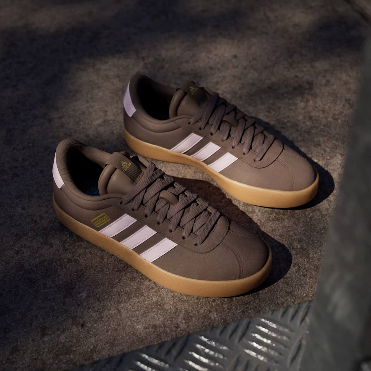 Adidas VL Court 3.0 Kadın Sneaker - Kahve / Pembe