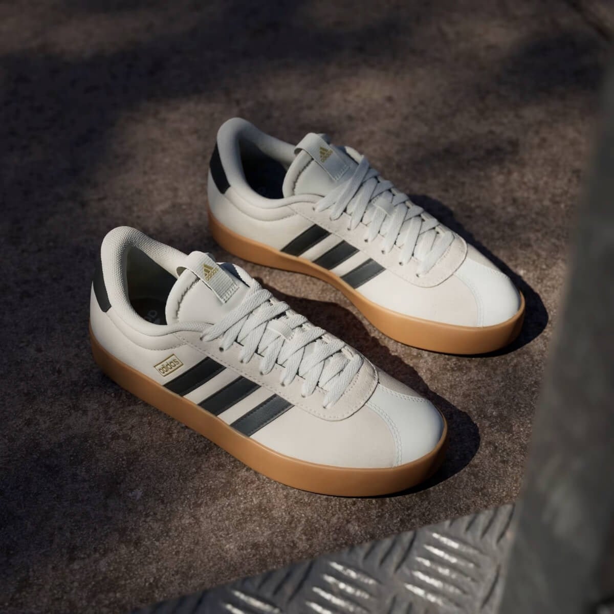 Adidas VL Court 3.0 Kadın Sneaker - Krem
