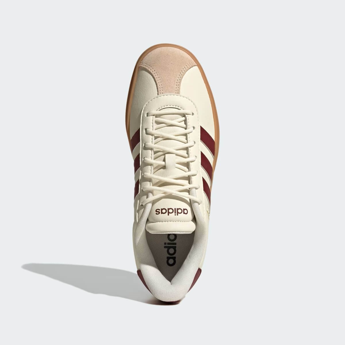 Adidas VL Court Bold Kadın Sneaker - Krem / Bordo