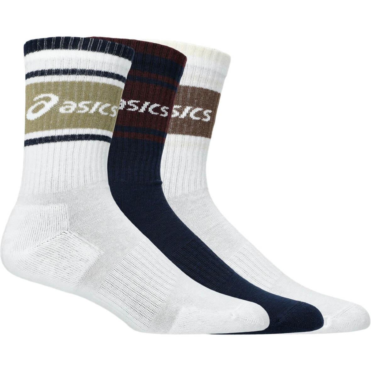Asics 3 Pack Asics Logo Crew Sock Unisex Çorap - 3'lü Paket