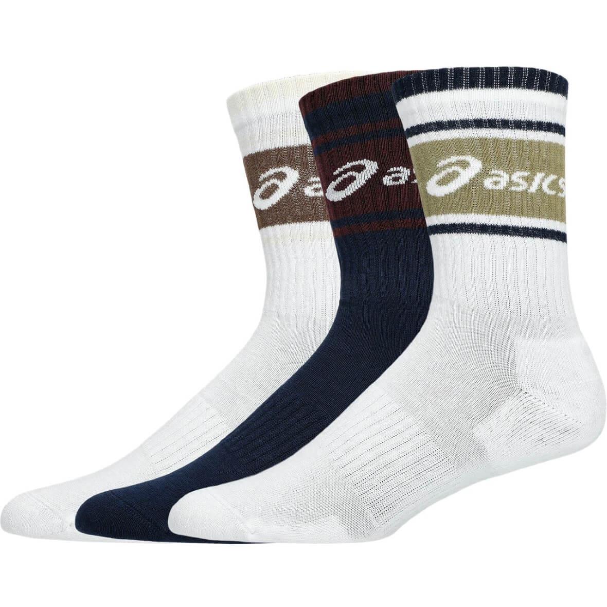 Asics 3 Pack Asics Logo Crew Sock Unisex Çorap - 3'lü Paket