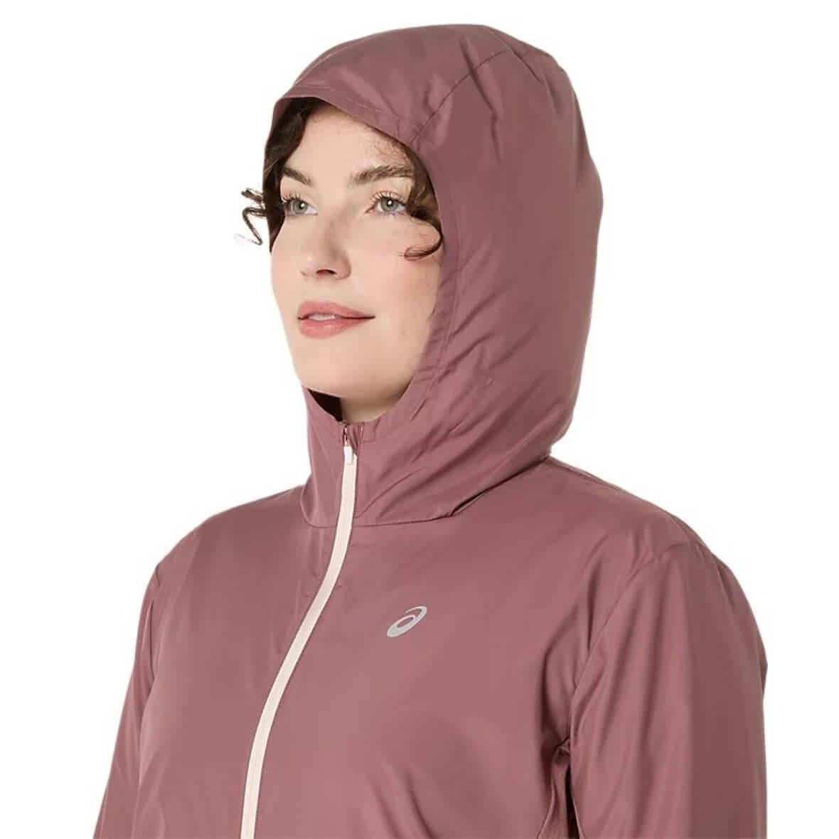 Asics Core Jacket Kadın Rüzgarlık - Koyu Gül Kurusu