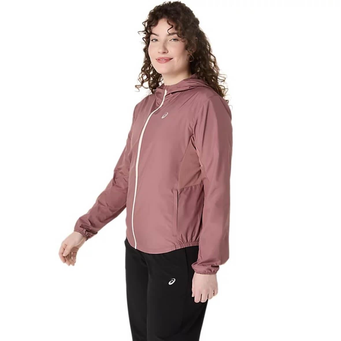 Asics Core Jacket Kadın Rüzgarlık - Koyu Gül Kurusu
