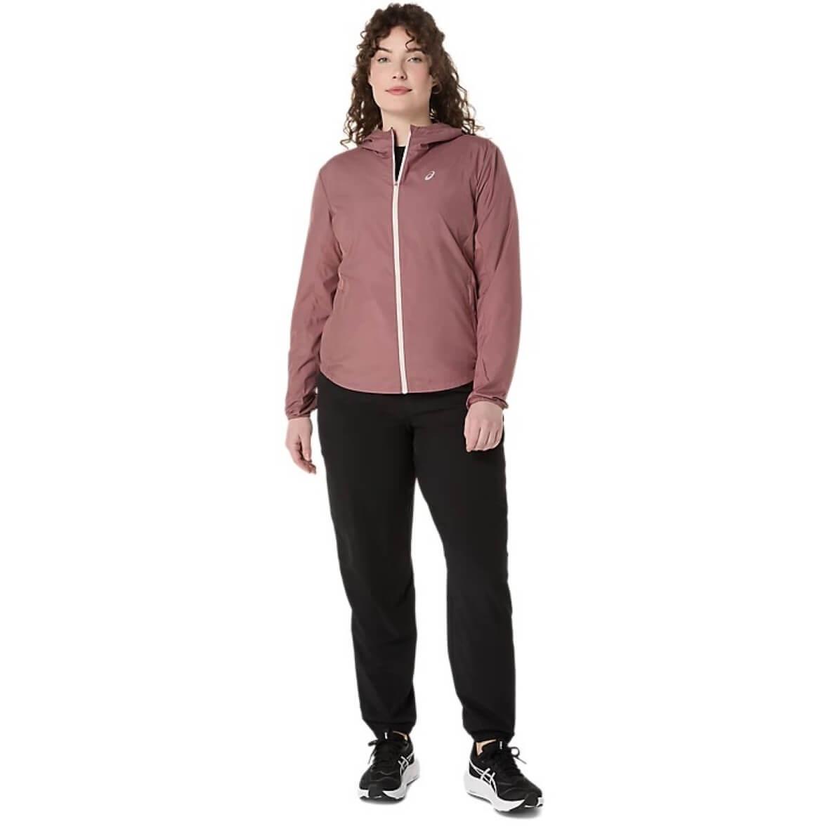 Asics Core Jacket Kadın Rüzgarlık - Koyu Gül Kurusu