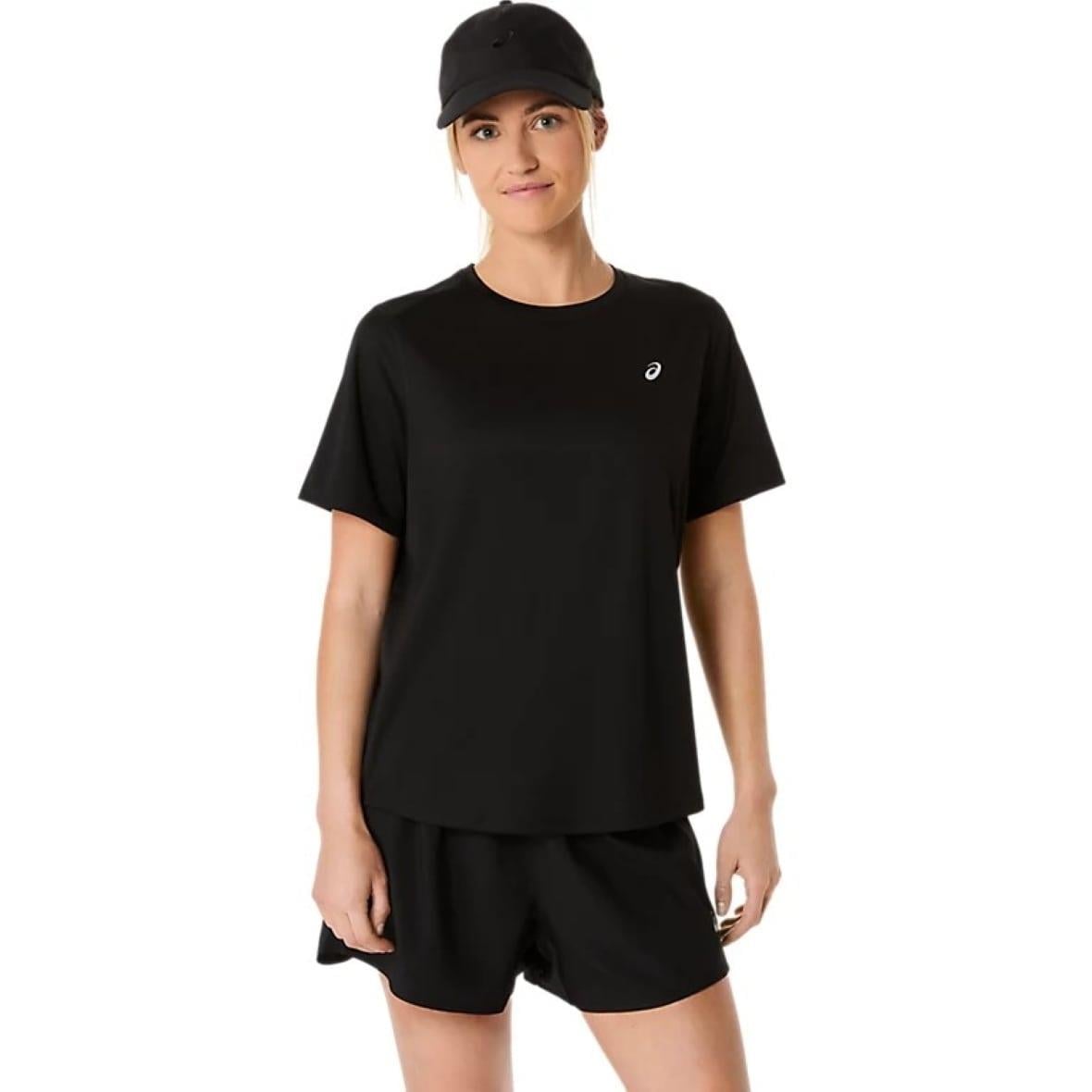 Asics Core SS Top Kadın T-shirt - Siyah