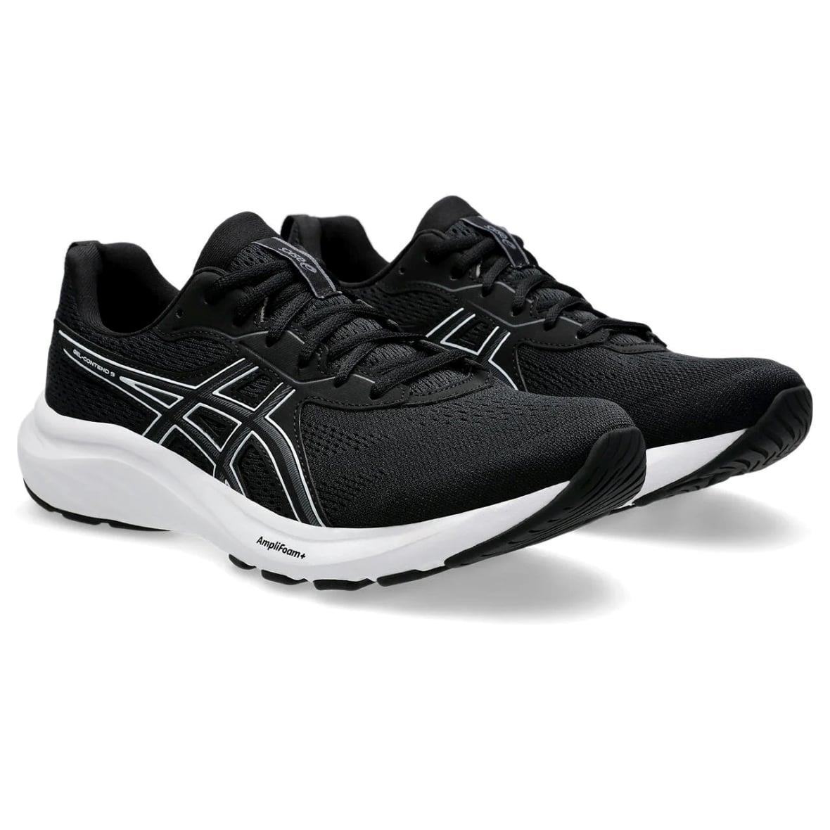 Asics Gel-Contend 9 Erkek Koşu Ayakkabısı - Siyah / Beyaz