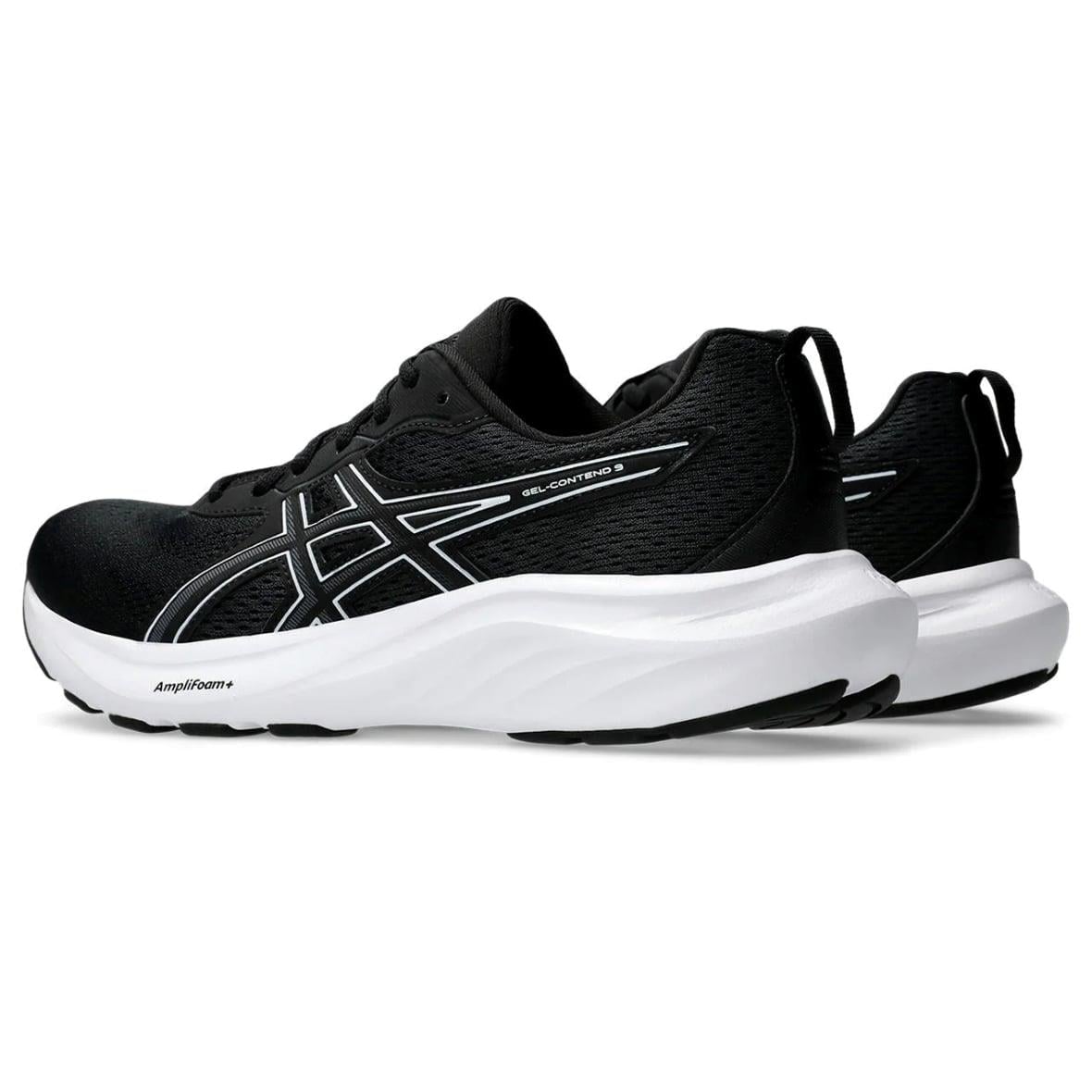 Asics Gel-Contend 9 Erkek Koşu Ayakkabısı - Siyah / Beyaz