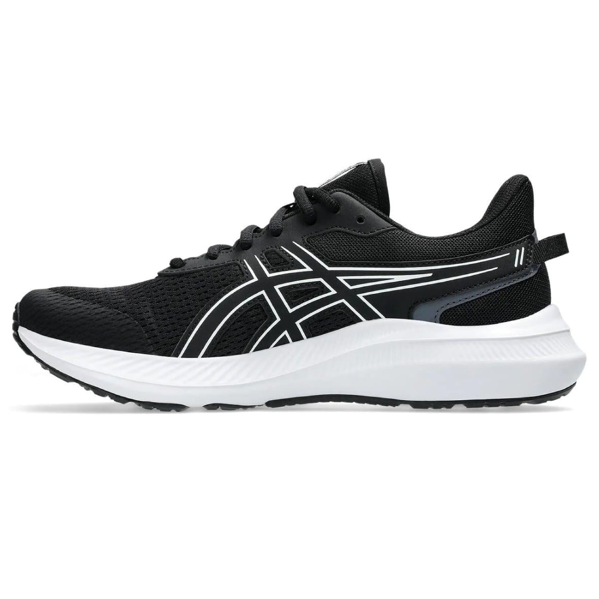 Asics Jolt 5 Kadın Koşu Ayakkabısı - Siyah / Beyaz