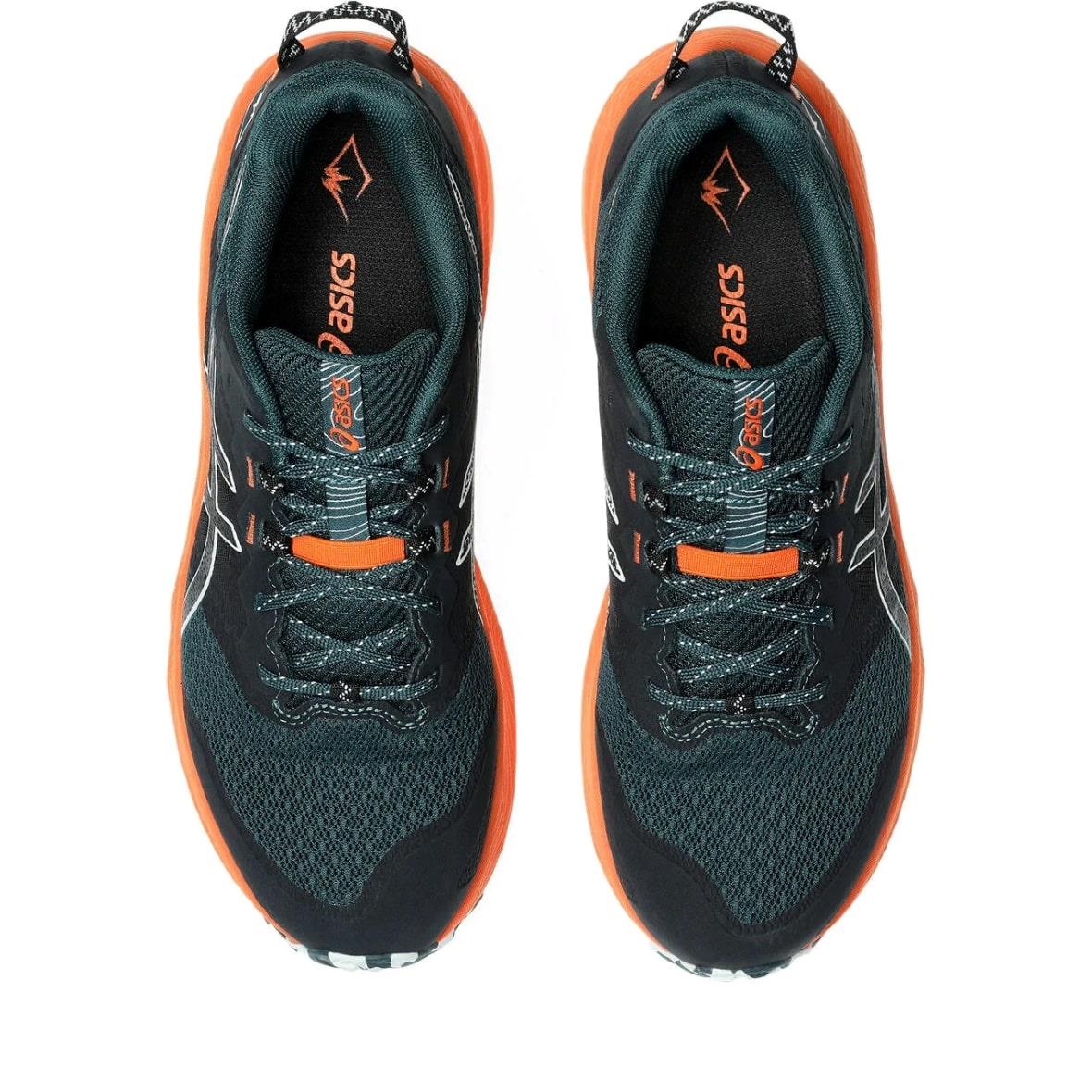 Asics Trabuco Terra 2 Erkek Outdoor Koşu Ayakkabısı - Siyah / Petrol Yeşili