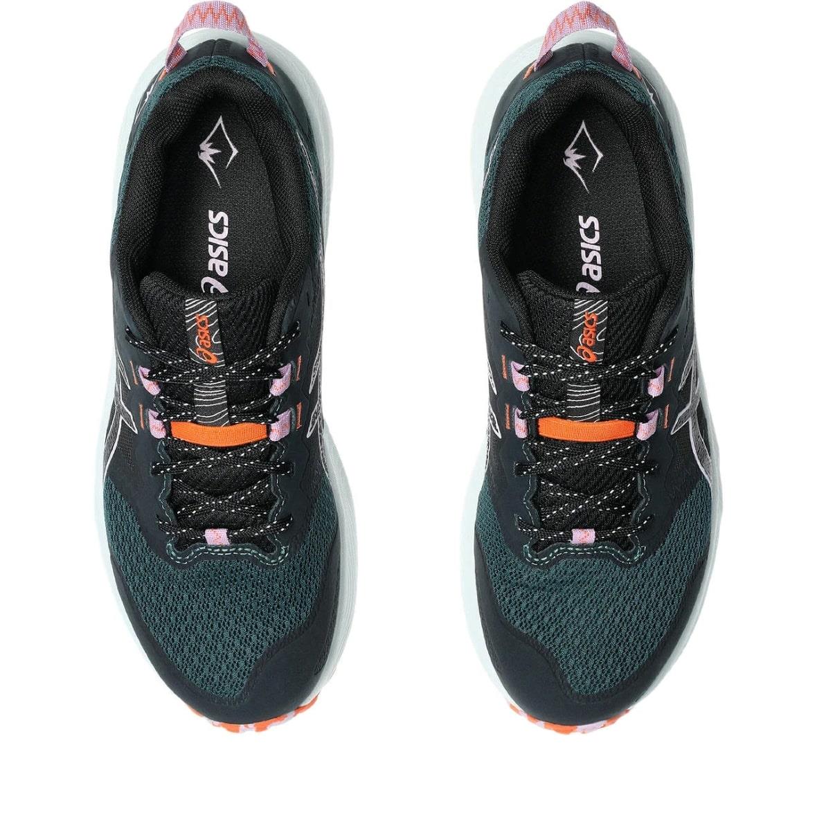 Asics Trabuco Terra 2 Kadın Outdoor Koşu Ayakkabısı - Siyah / Petrol Yeşili