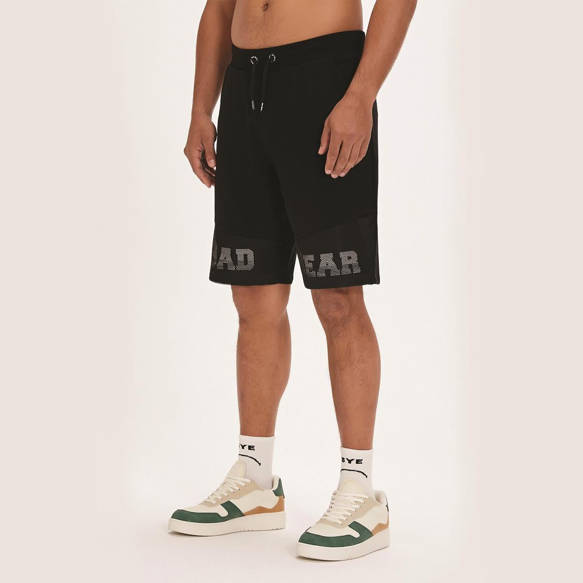 Bad Bear Grid Erkek Şort - Siyah