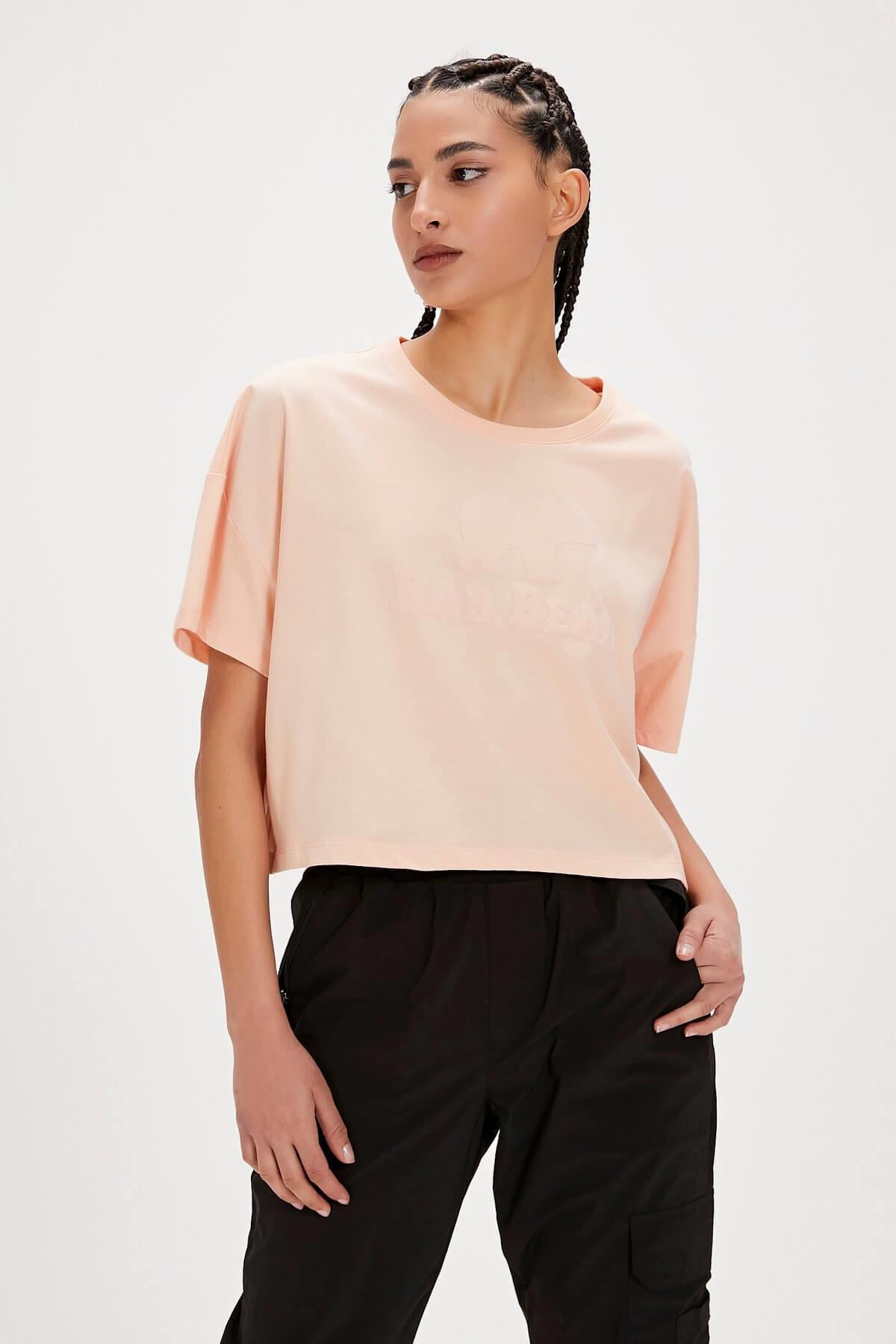 Bad Bear Holly Kadın T-Shirt - Pembe