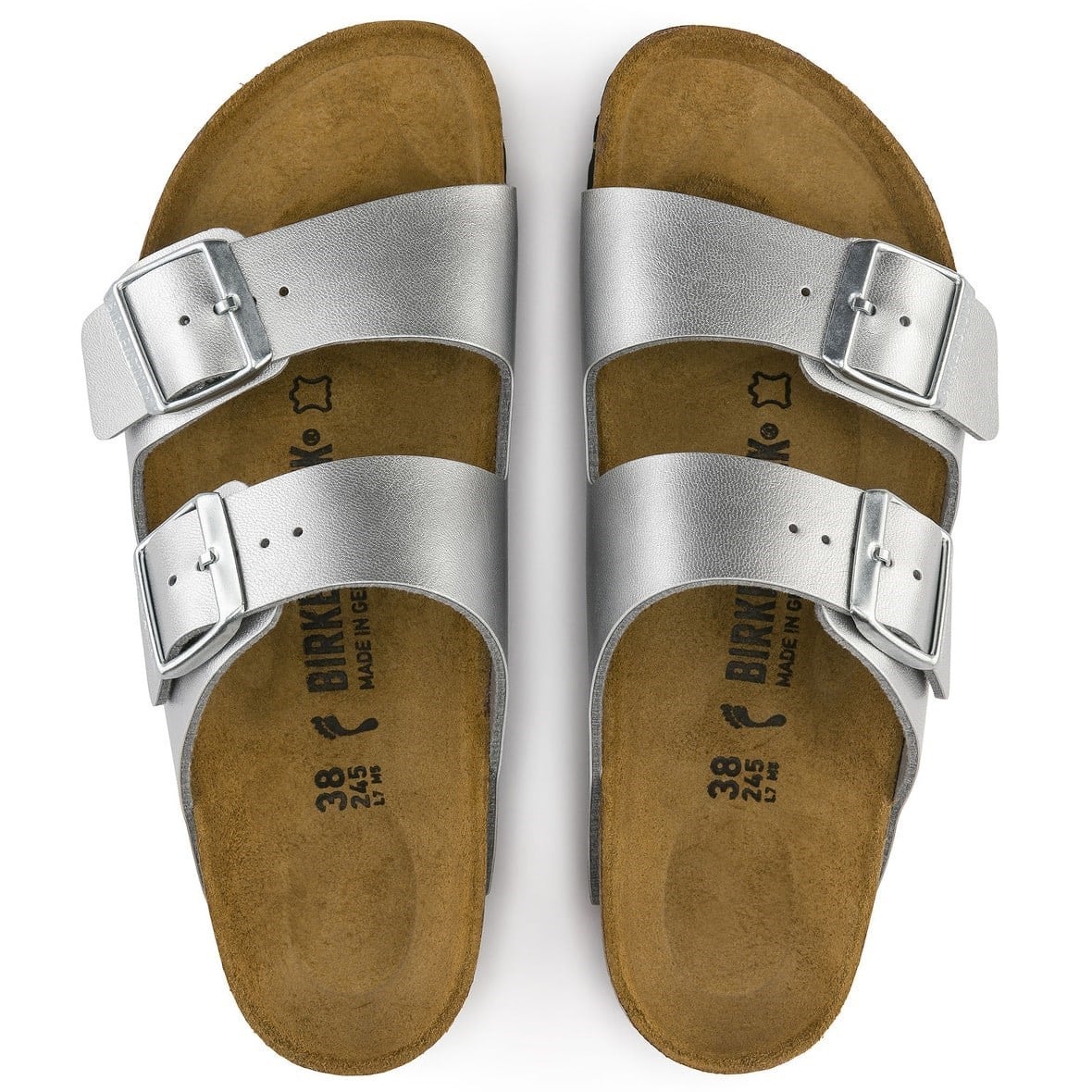 Birkenstock Arizona Bayan Terlik - Silver
