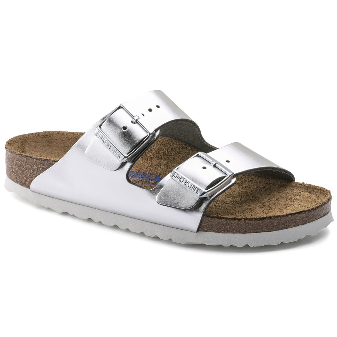 Birkenstock Arizona Bayan Terlik & Sandalet - Metallic Silver