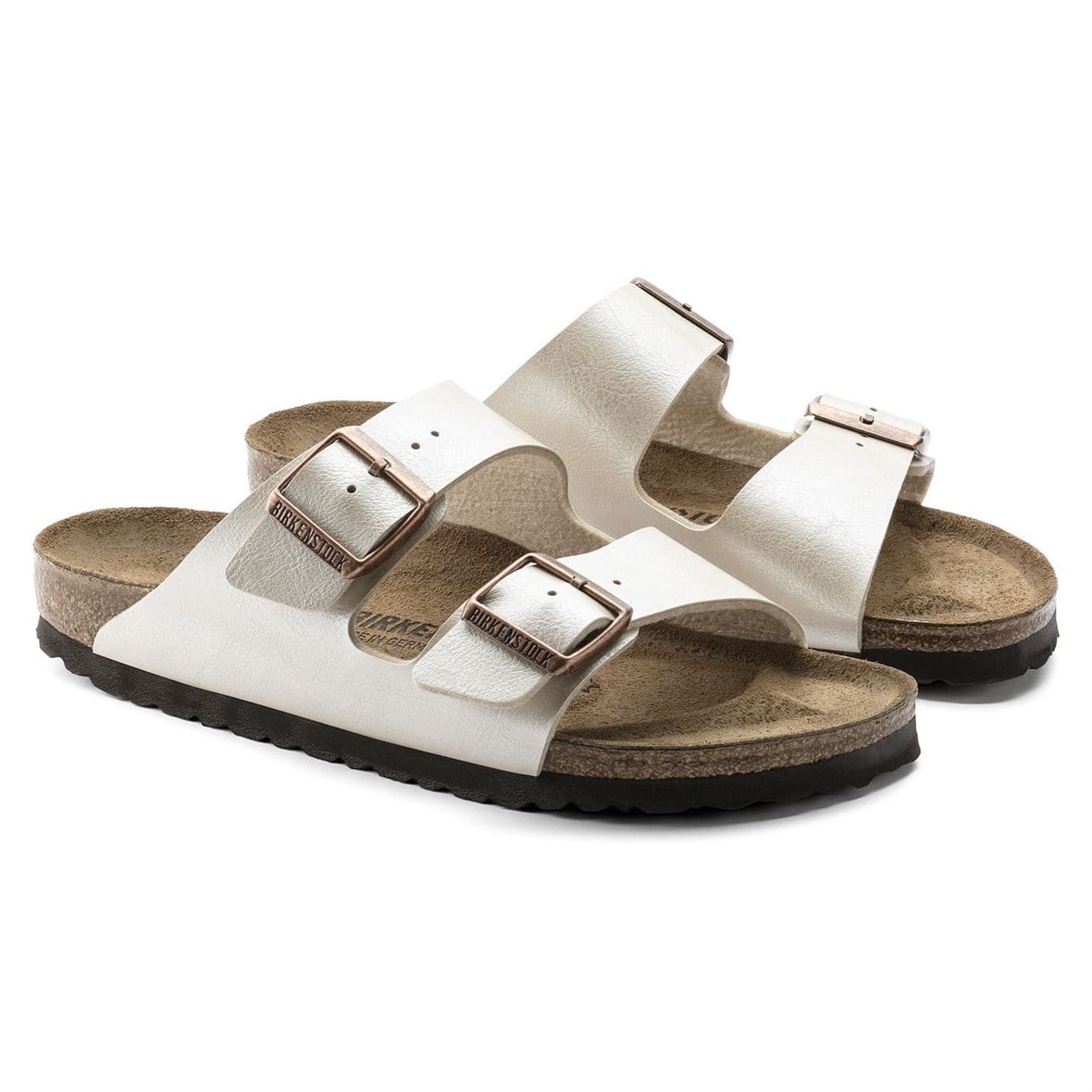 Birkenstock Arizona Bayan Terlik & Sandalet - Graceful Pearl White
