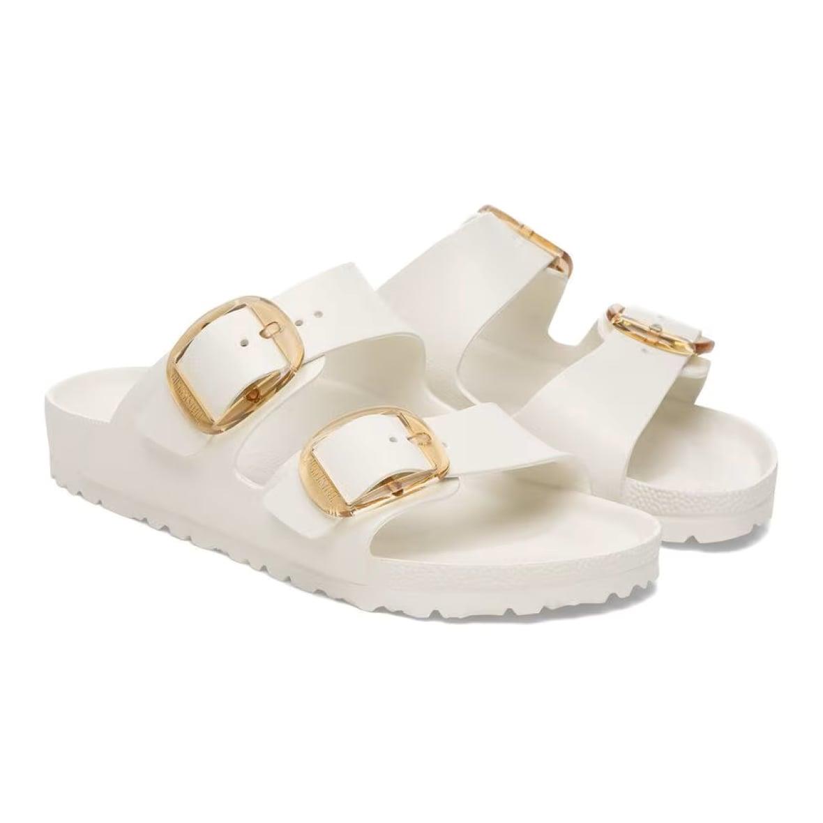 Birkenstock Arizona Big Buckle Eva Kadın Terlik - Ekru