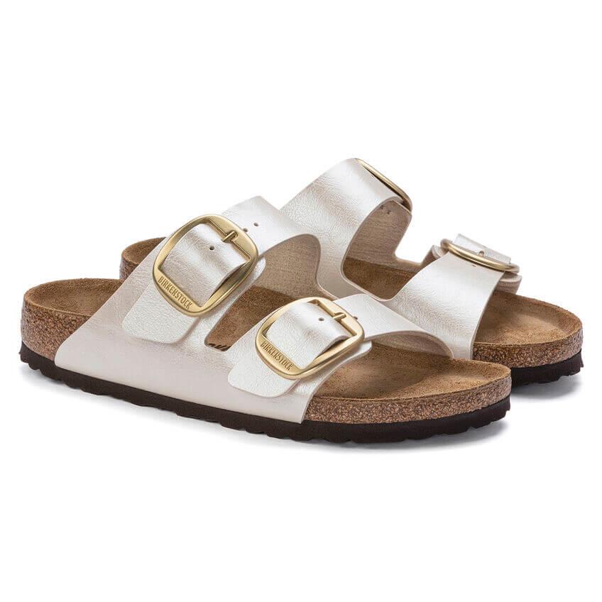 Birkenstock Arizona Big Buckle Kadın Terlik - İnci Beyazı
