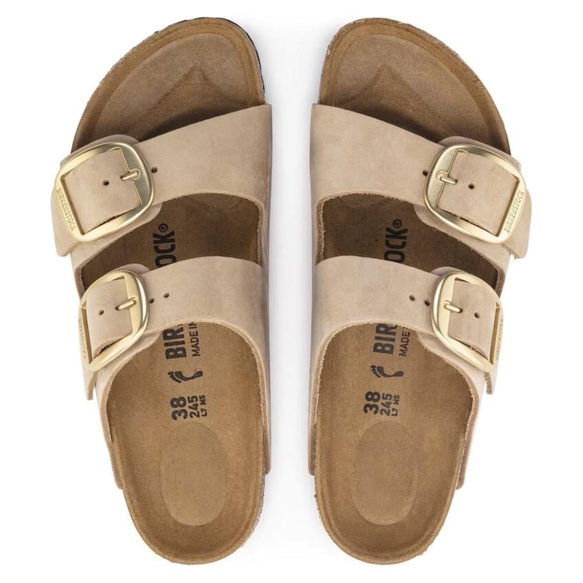 Birkenstock Arizona Big Buckle Kadın Terlik - Kum