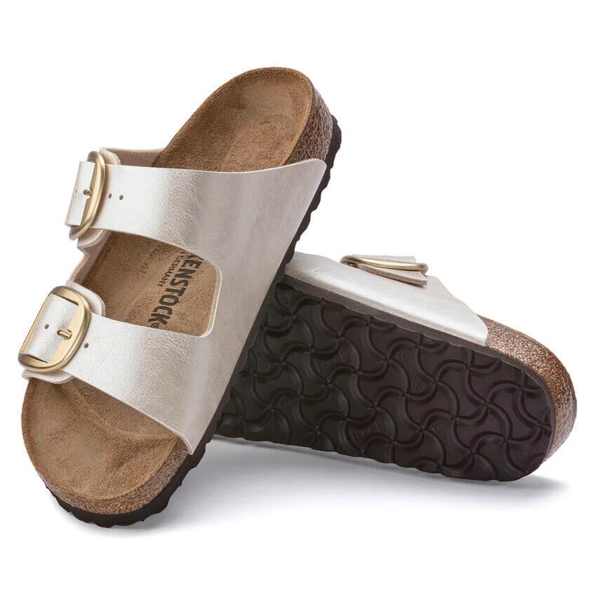 Birkenstock Arizona Big Buckle Kadın Terlik - İnci Beyazı
