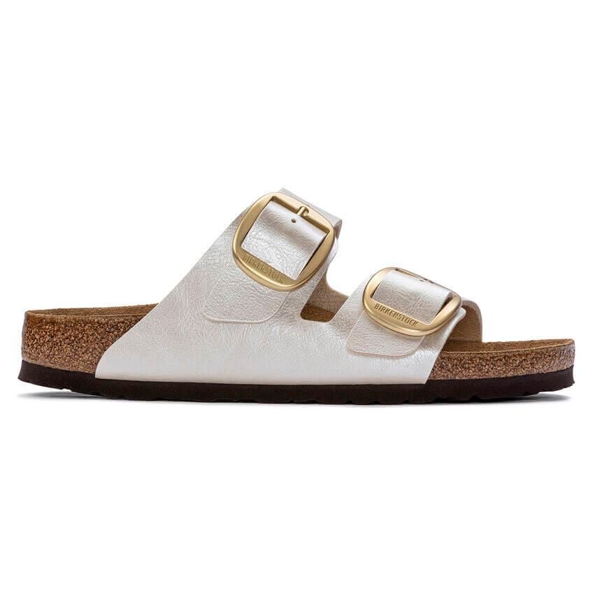 Birkenstock Arizona Big Buckle Kadın Terlik - İnci Beyazı