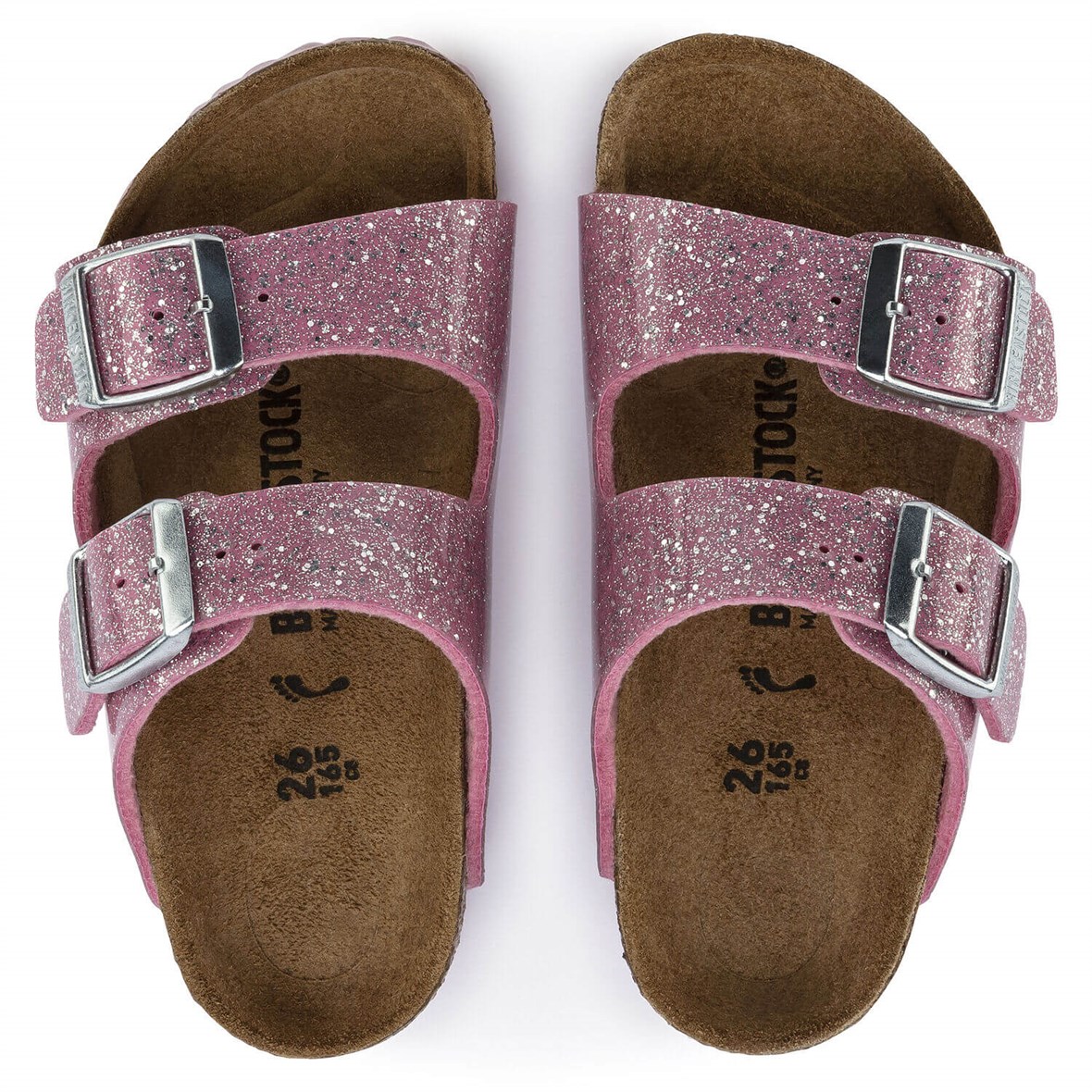 Birkenstock Arizona Çocuk Terlik - Cosmic Sparkle Candy Pink