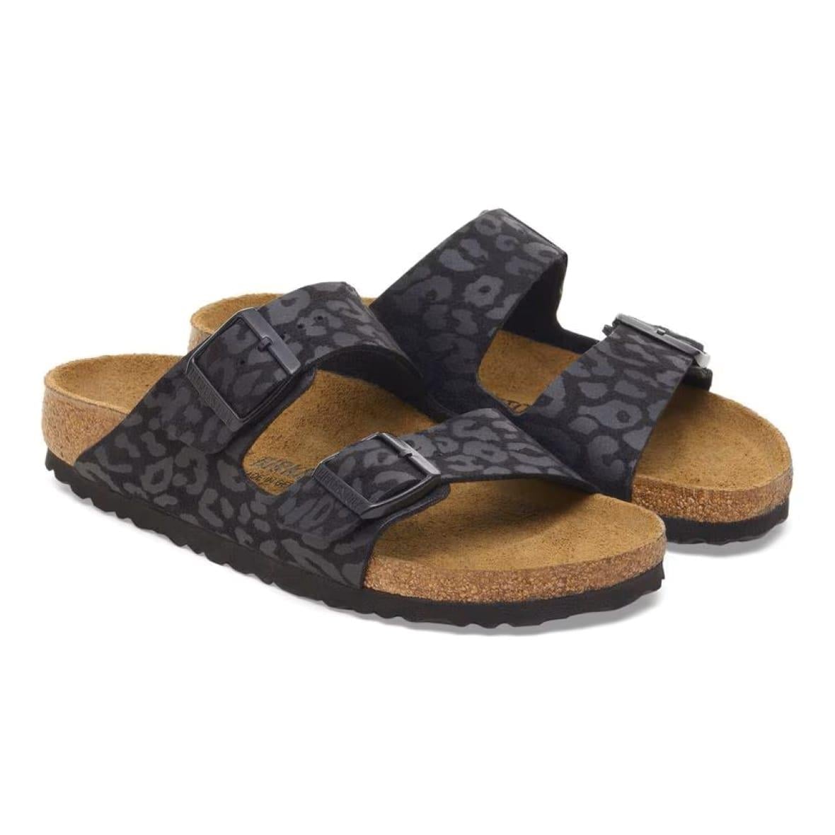 Birkenstock Arizona Kadın Terlik - Leopar / Siyah