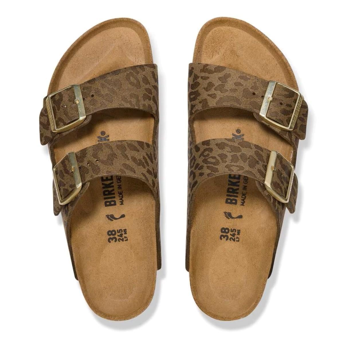 Birkenstock Arizona Kadın Terlik - Leopar / Haki