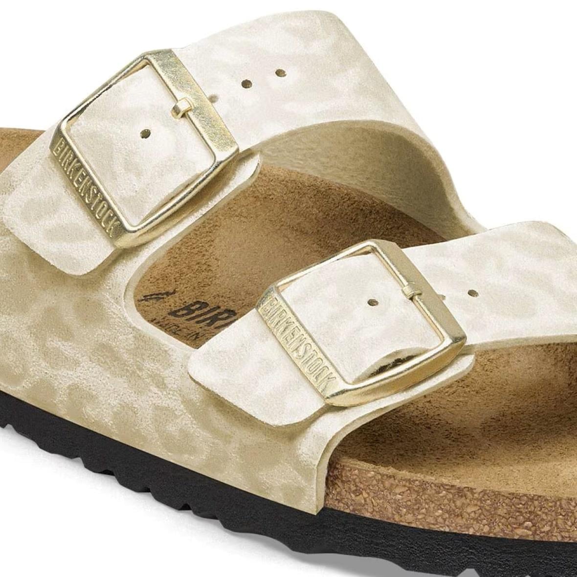 Birkenstock Arizona Kadın Terlik - Leopar / Ekru
