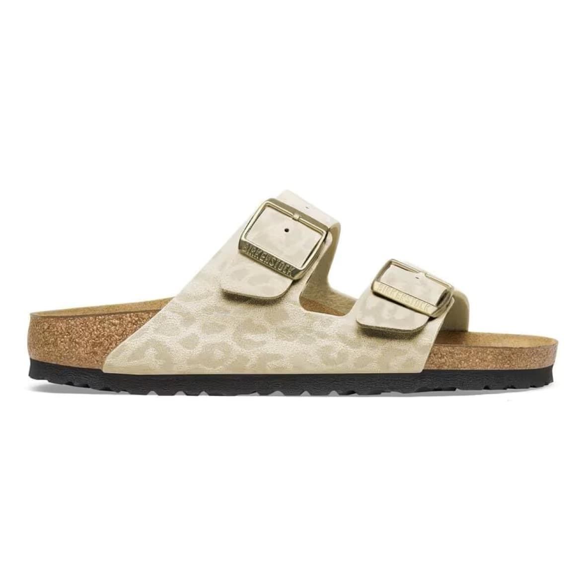 Birkenstock Arizona Kadın Terlik - Leopar / Ekru