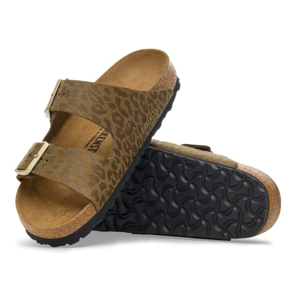 Birkenstock Arizona Kadın Terlik - Leopar / Haki