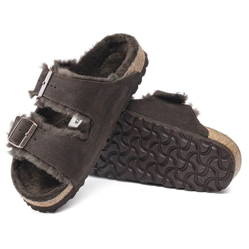 Birkenstock Arizona Shearling Kadın Terlik - Mocha