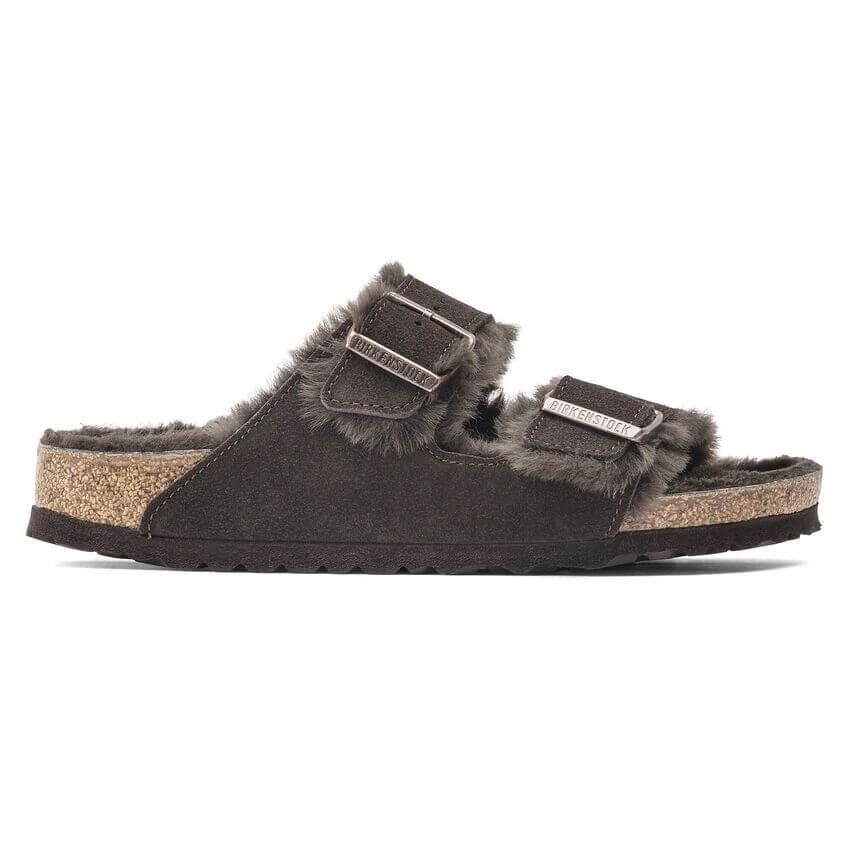 Birkenstock Arizona Shearling Kadın Terlik - Mocha